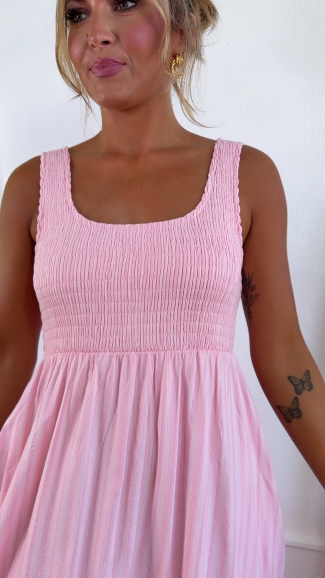 Raspberry Springs Maxi Dress, Pink