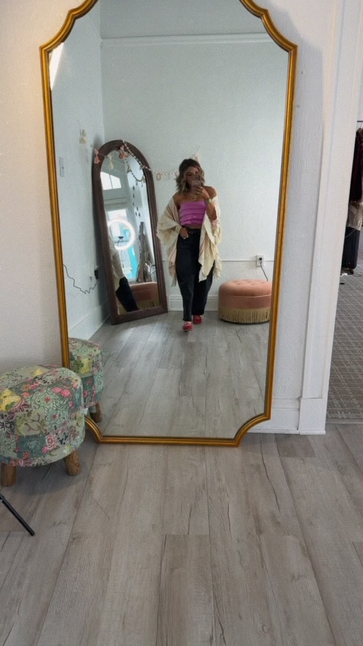 Artsy Aura Knit Cardigan, Natural