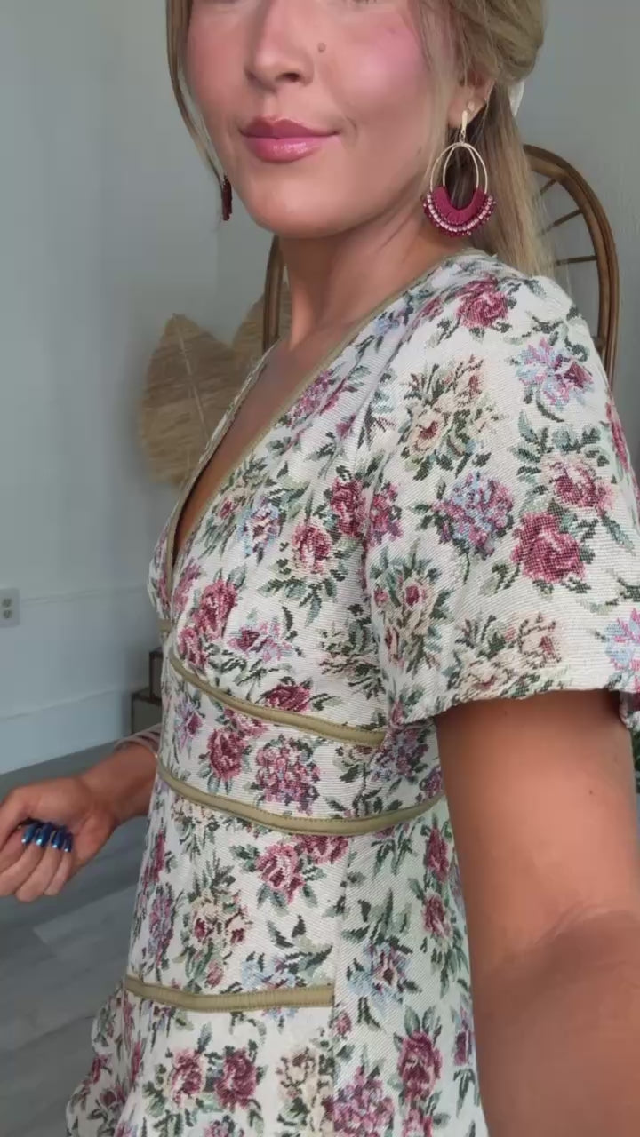 Stillwater Bloom Mini Romper Dress, Multi