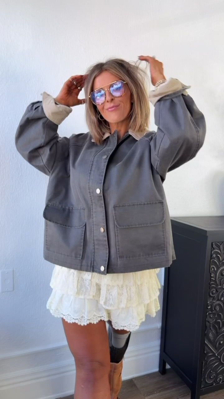 Coal Ridge Utility Jacket, Charcoal