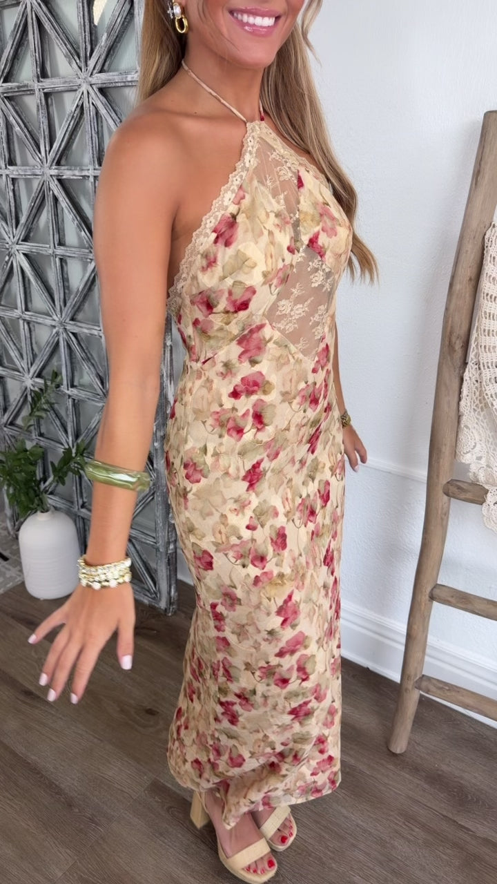 The Floral Dress, Antique Rose