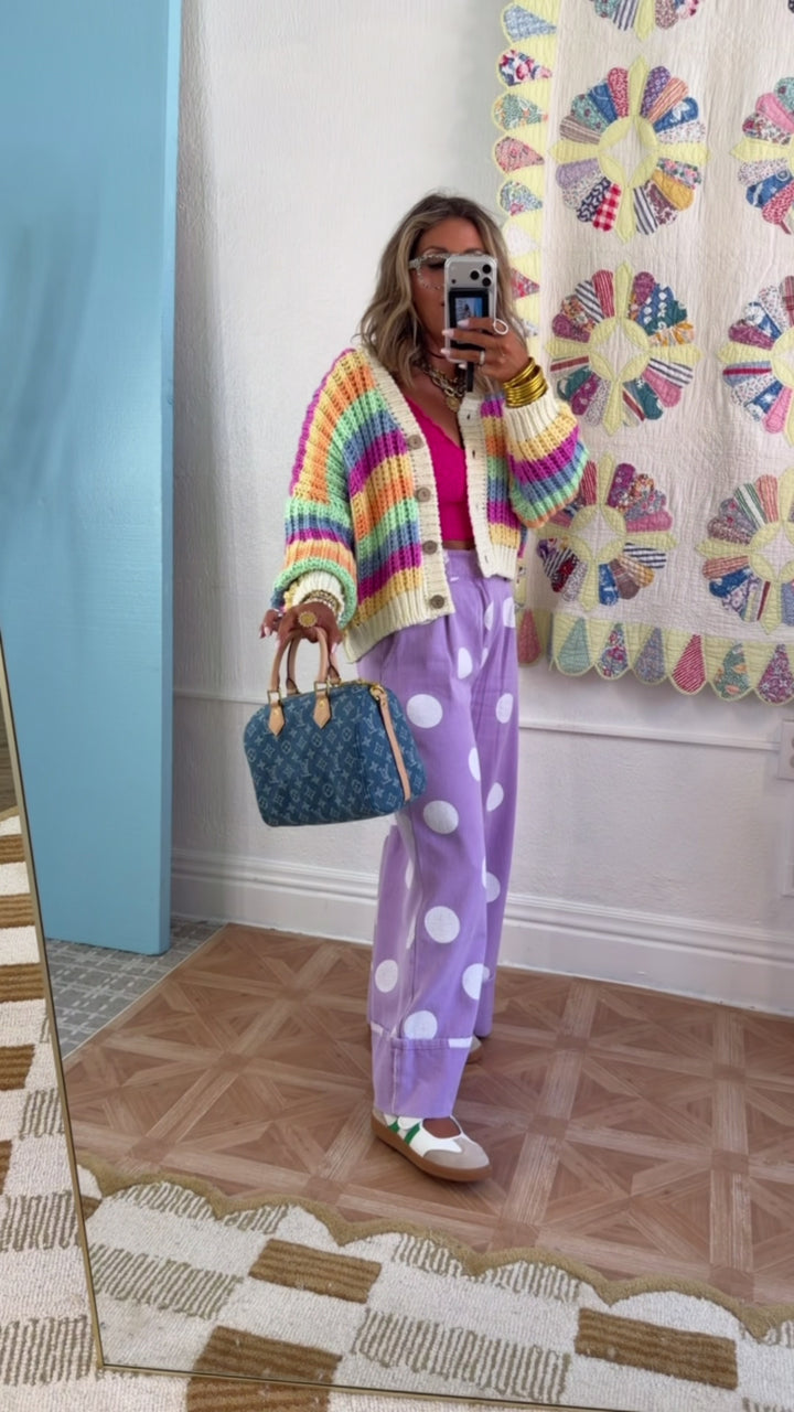 Fever Dream Wide Leg Pants, Lavender