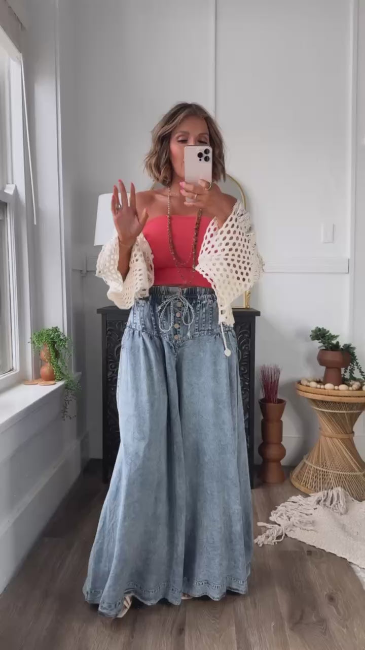 Waylon Washed Pintuck Wide Leg Pant – Everyday Chic Boutique
