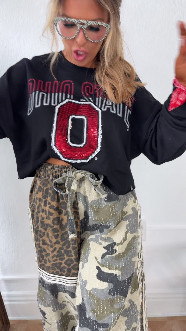 ECB Exclusive: Street Safari Joggers, Tan Camo