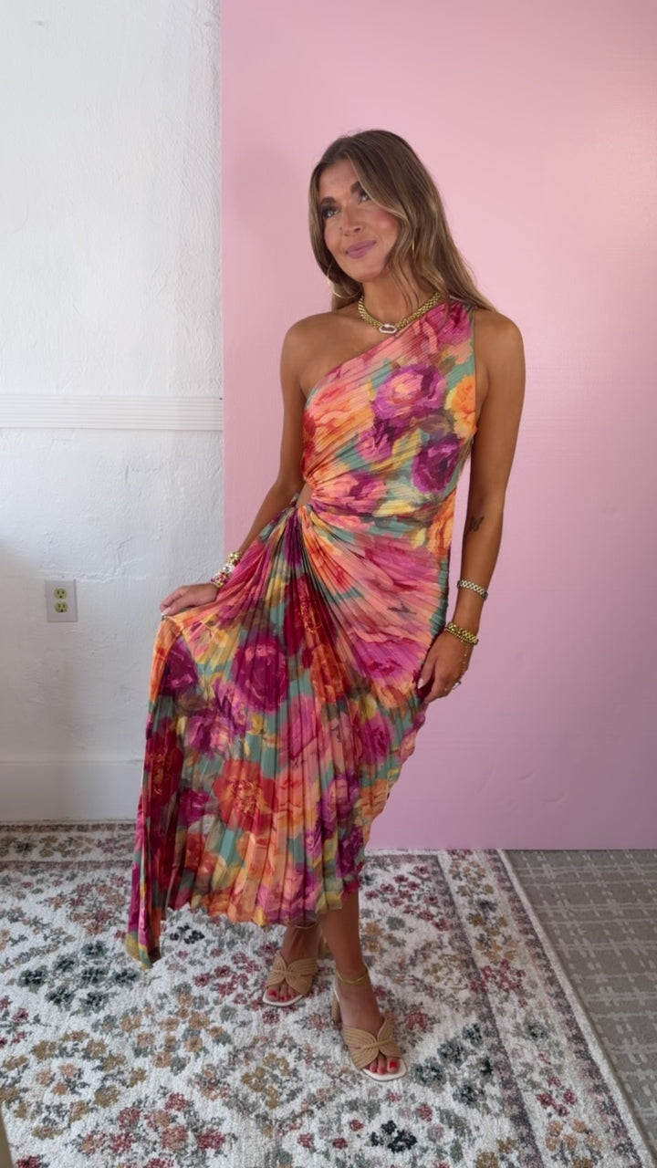 Rooney Midi Dress, Parisian Floral