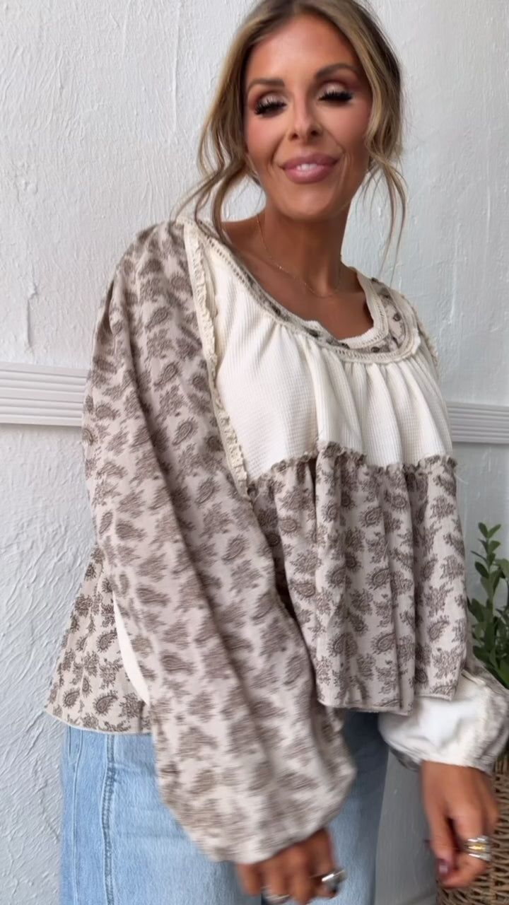 Mirella Blouse, Natural