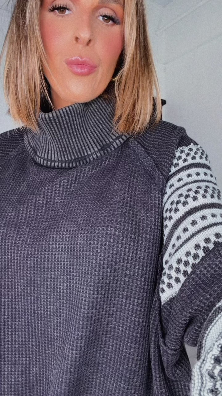 Palette Washed Thermal, Black