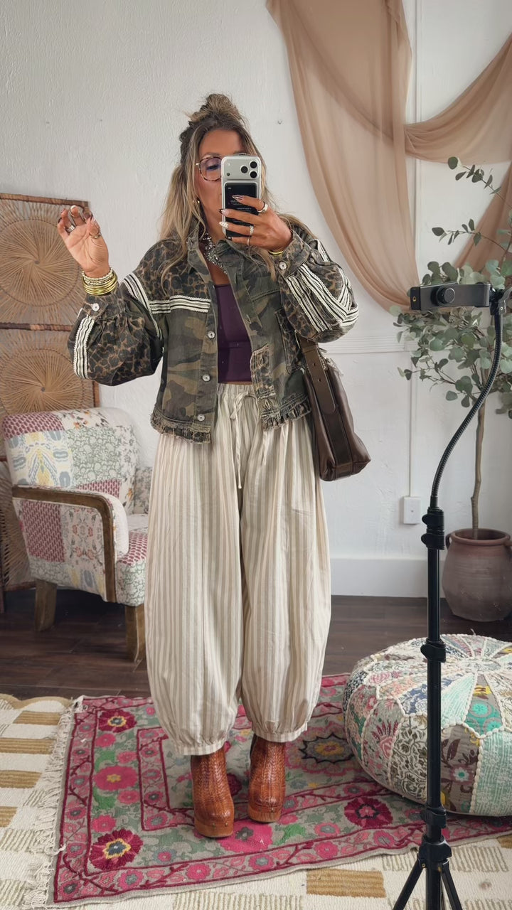Raw Edgy Camo Jacket, Olive