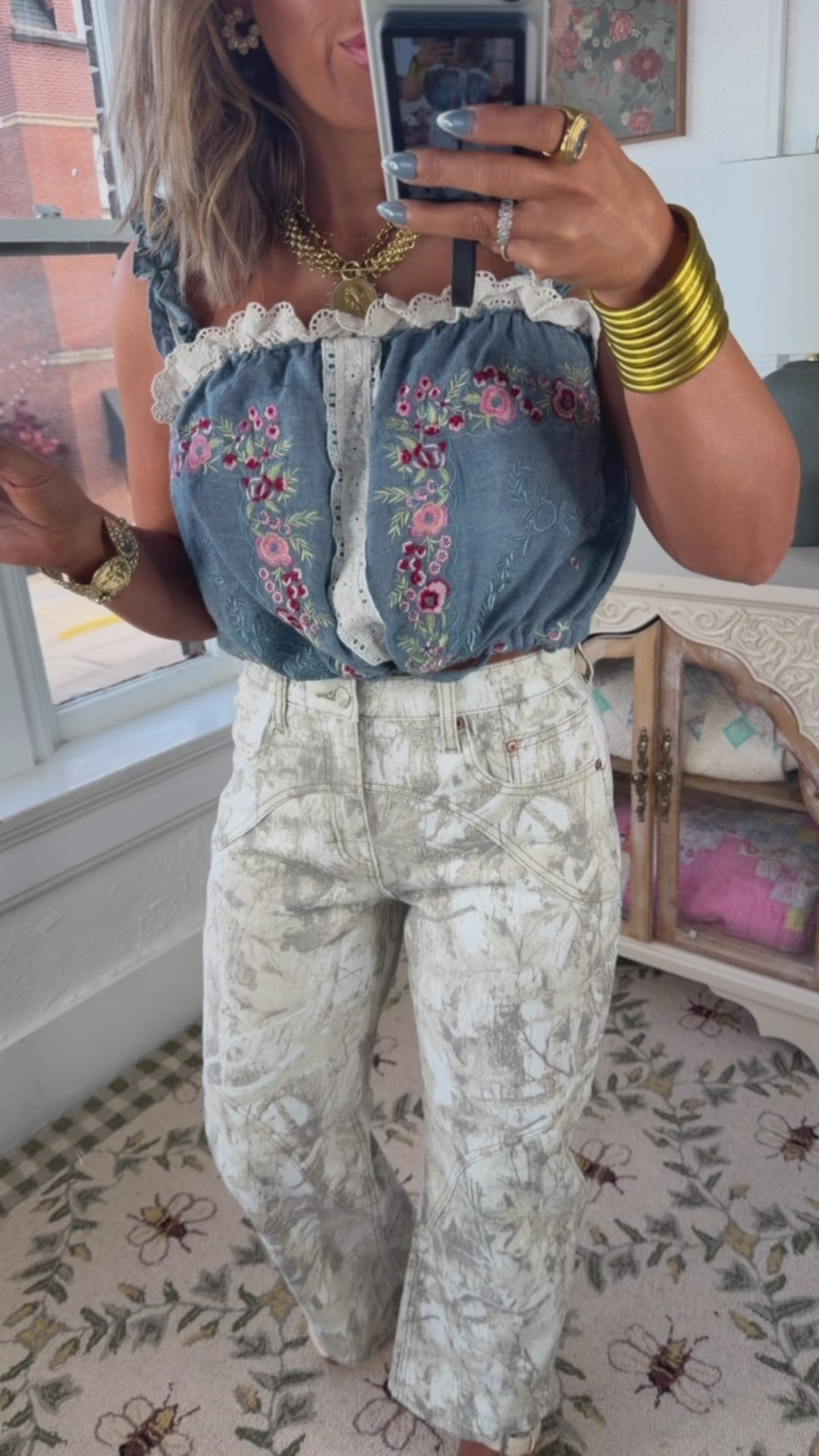Sagebrush Barrel Pant, Sand