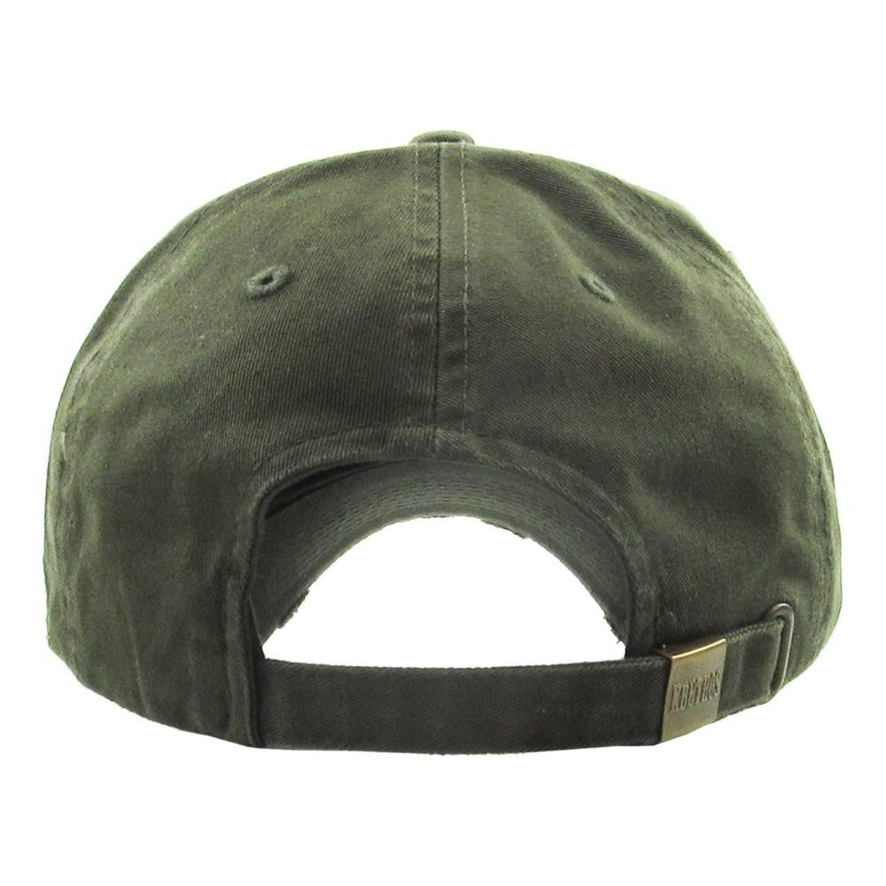 Distressed American Flag Hat , Army Green