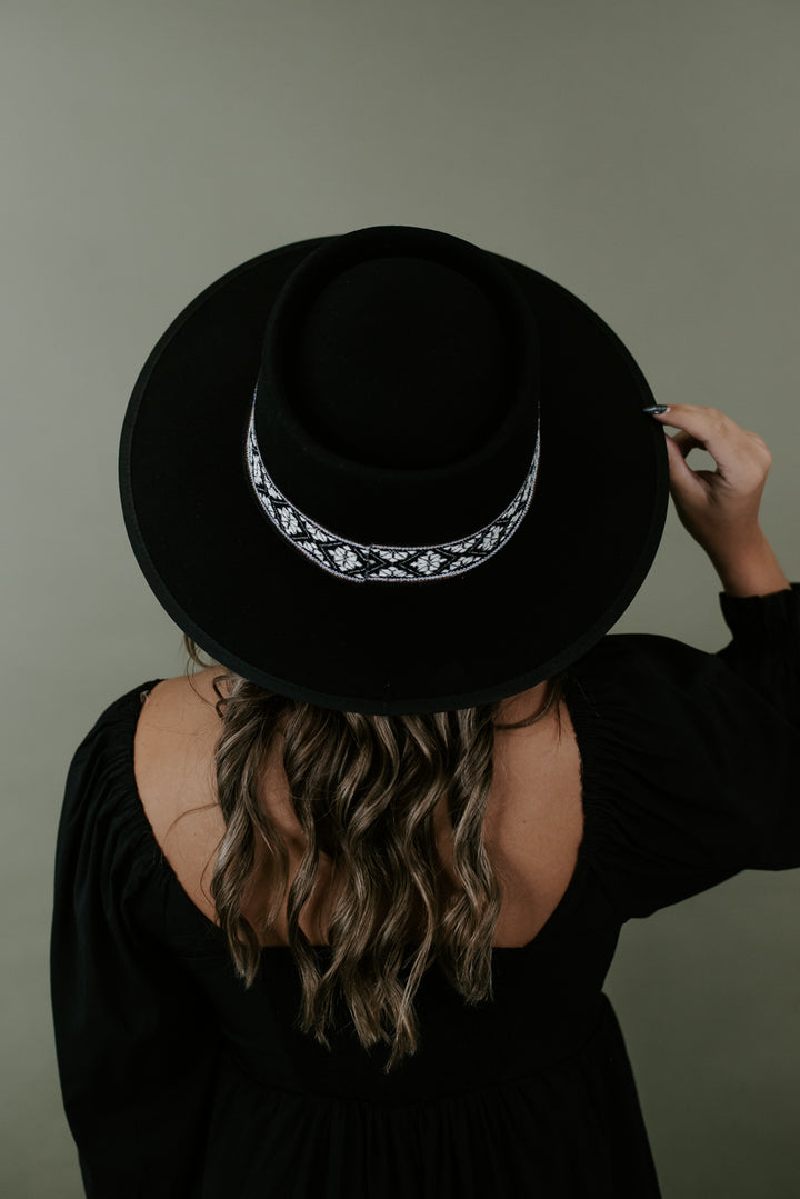 Western Way Gambler Hat, Black