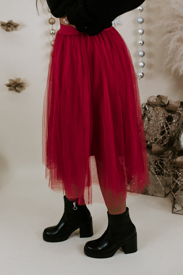 For The Frill Of It TuTu Skirt, Red