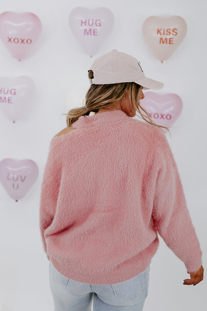 Main Squeeze Sweater, Light Pink