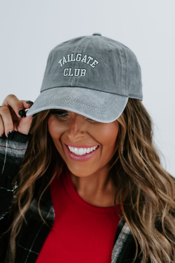 Tailgate Club Ball Cap, Grey