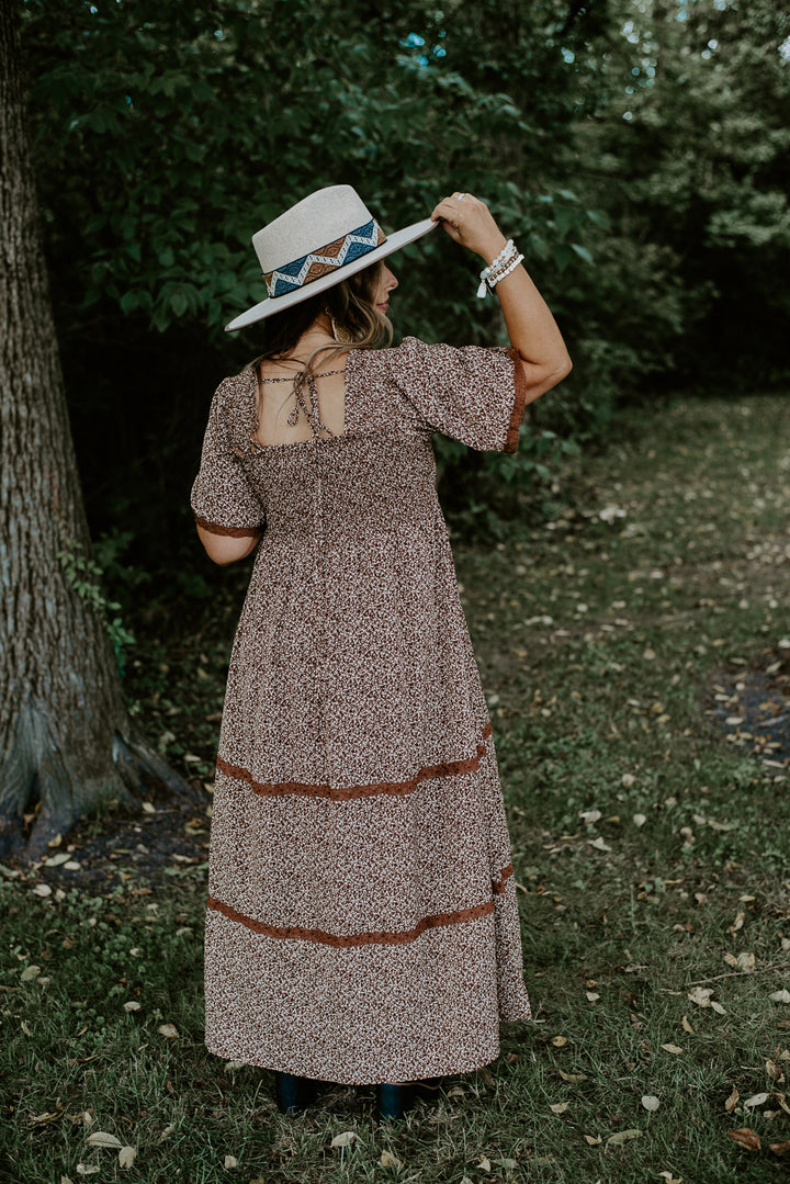 Made For You Lace Maxi, Brown