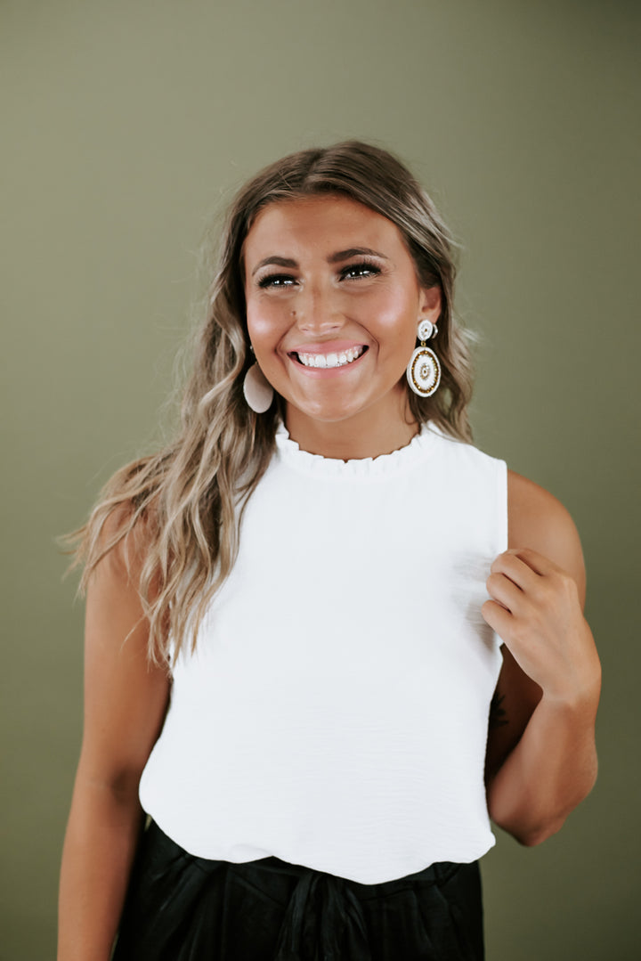 Sweet Simplicity Top, Ivory
