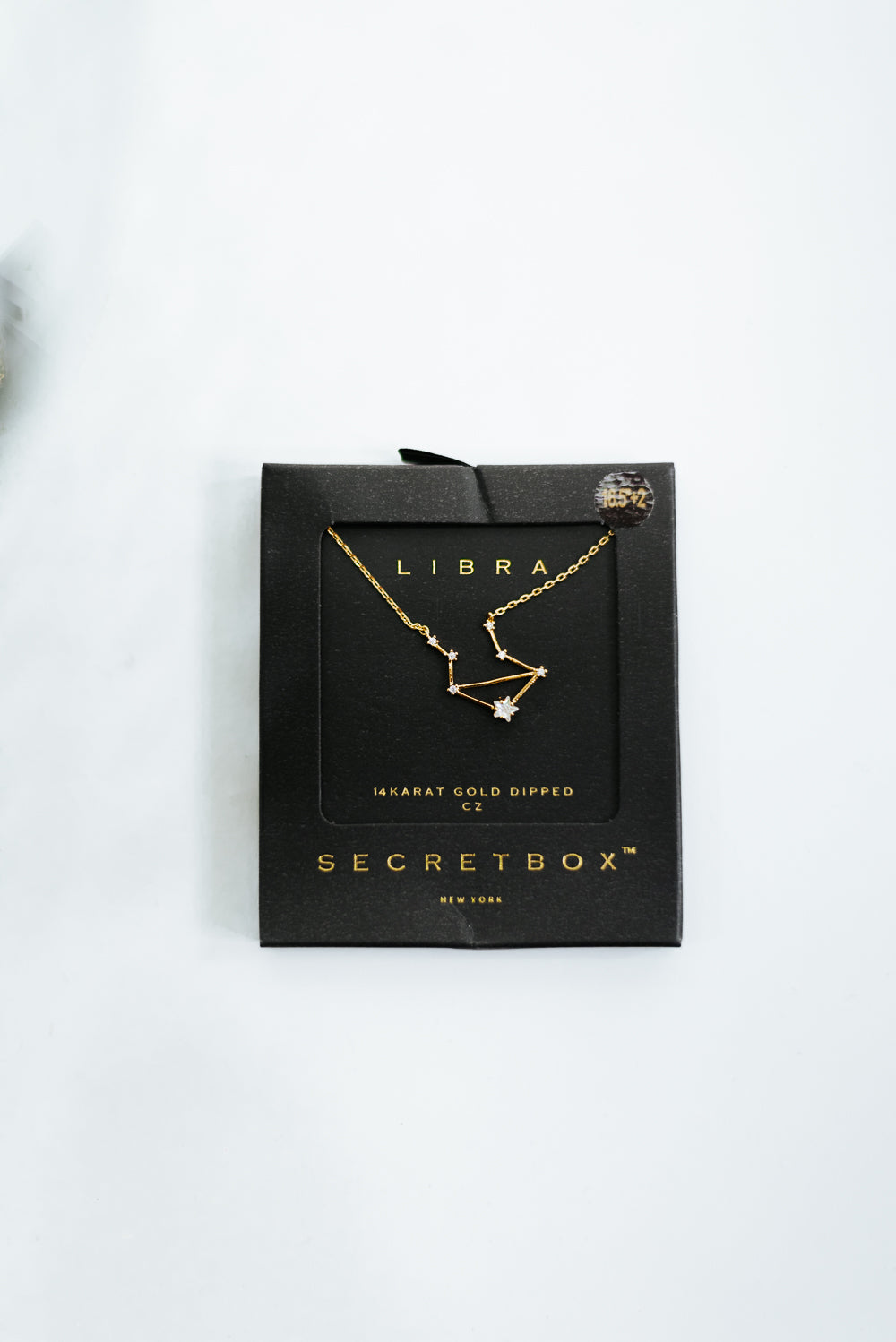 Constellation Sign Necklace, Gold