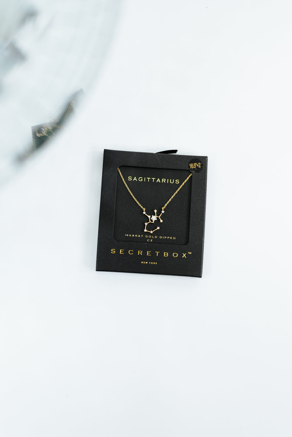 Constellation Sign Necklace, Gold