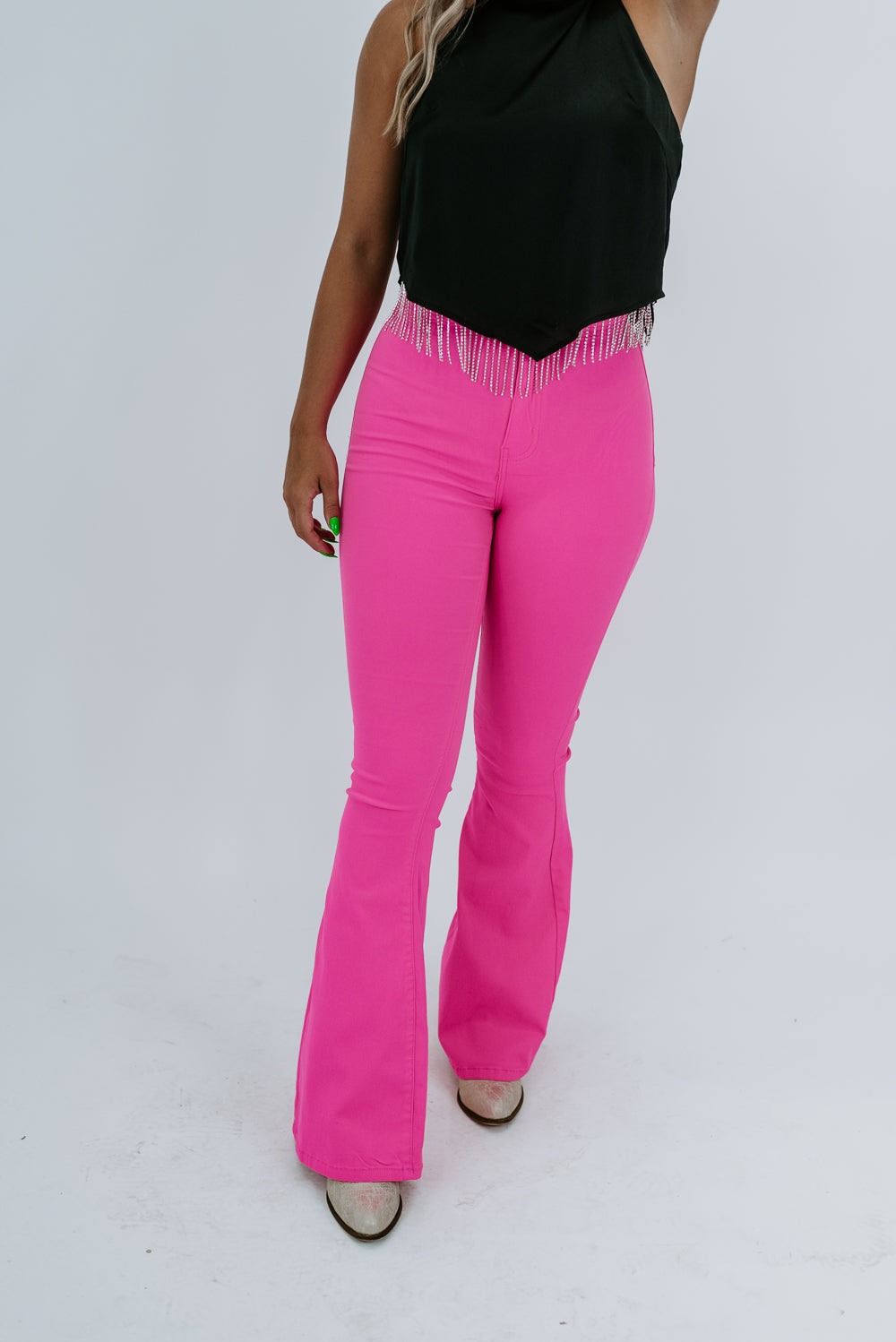 Broadway Nights Flares, Hot Pink – Everyday Chic Boutique