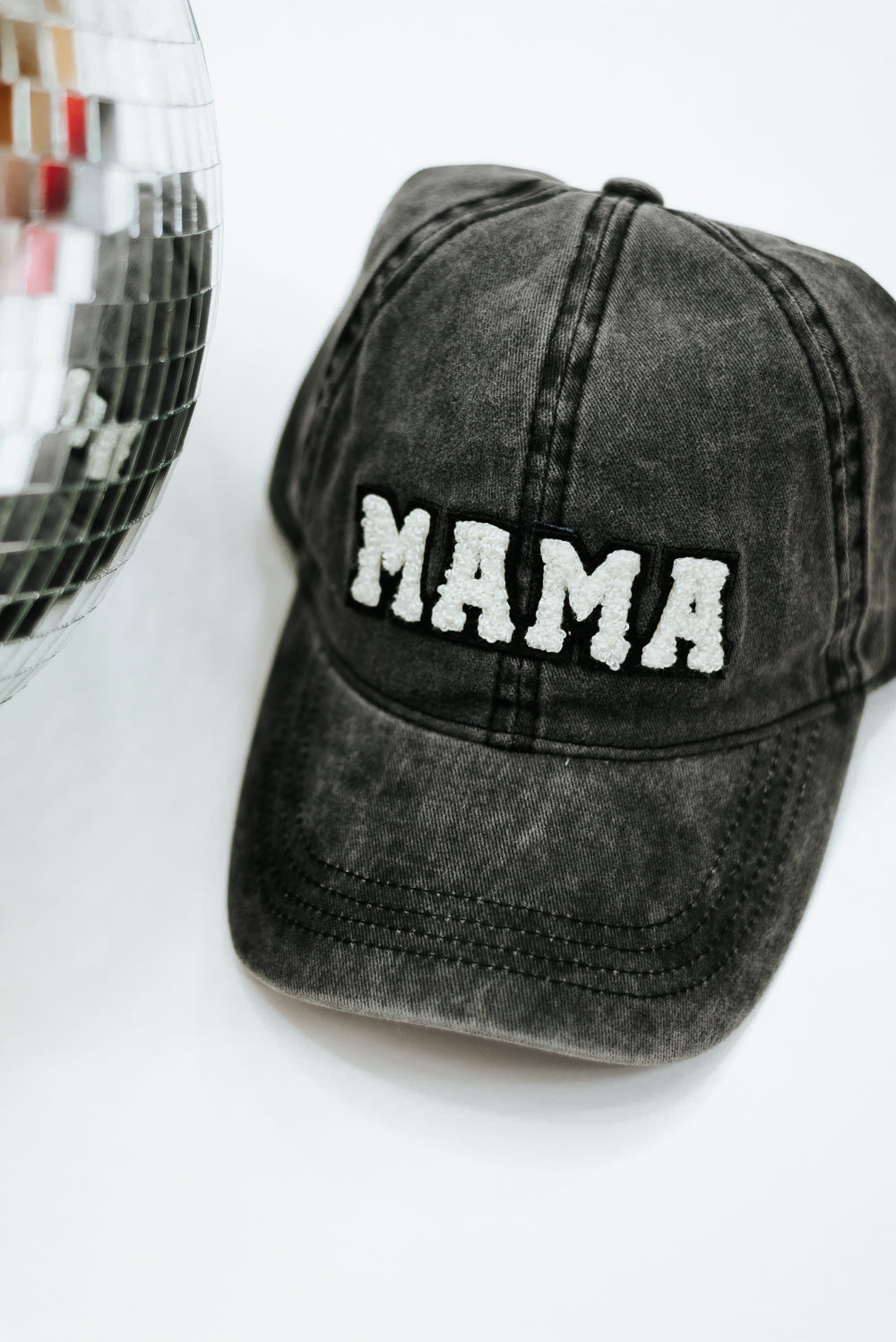 Mama Ball Cap, Black