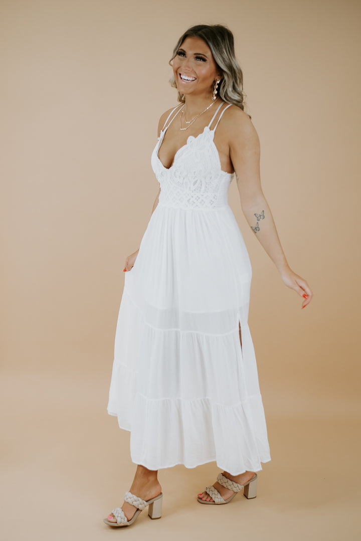 Every Occasion Maxi Dress, White