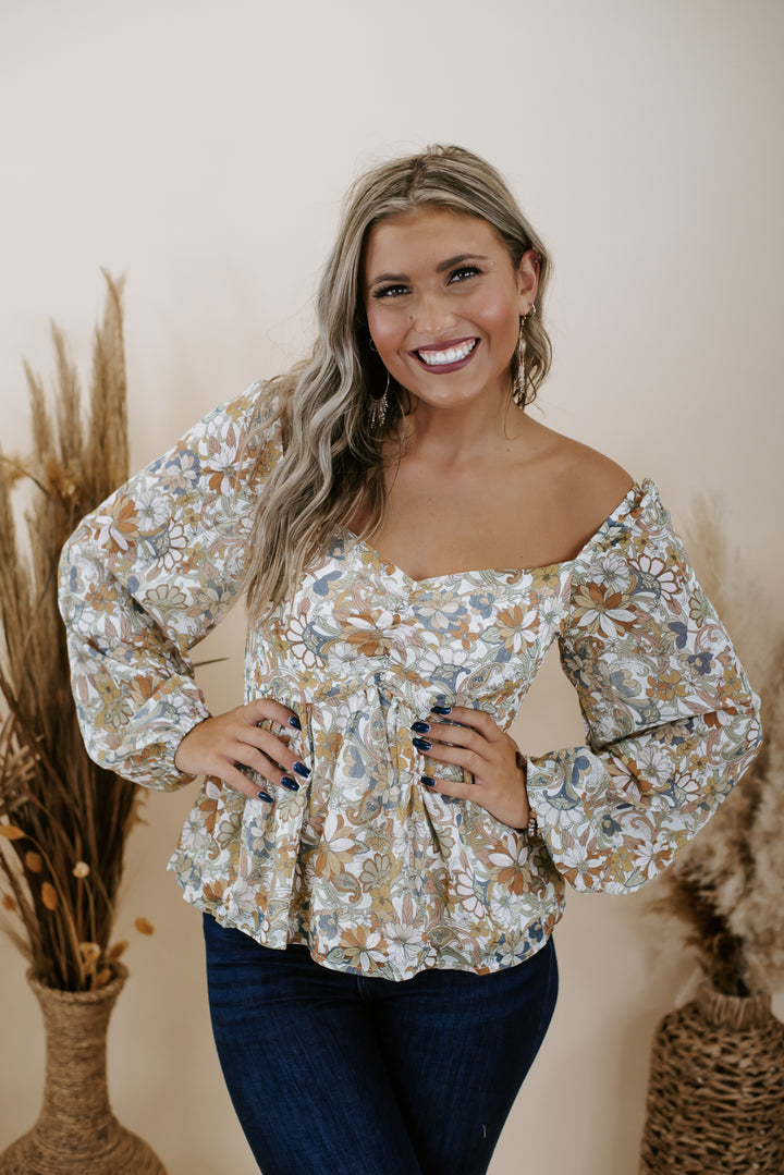 Adore You Most Blouse, Multi