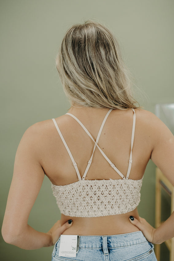 Opening Day Bralette, Taupe