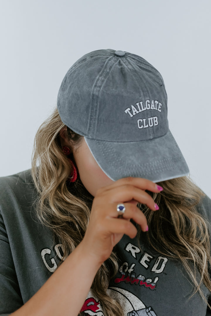Tailgate Club Ball Cap, Grey