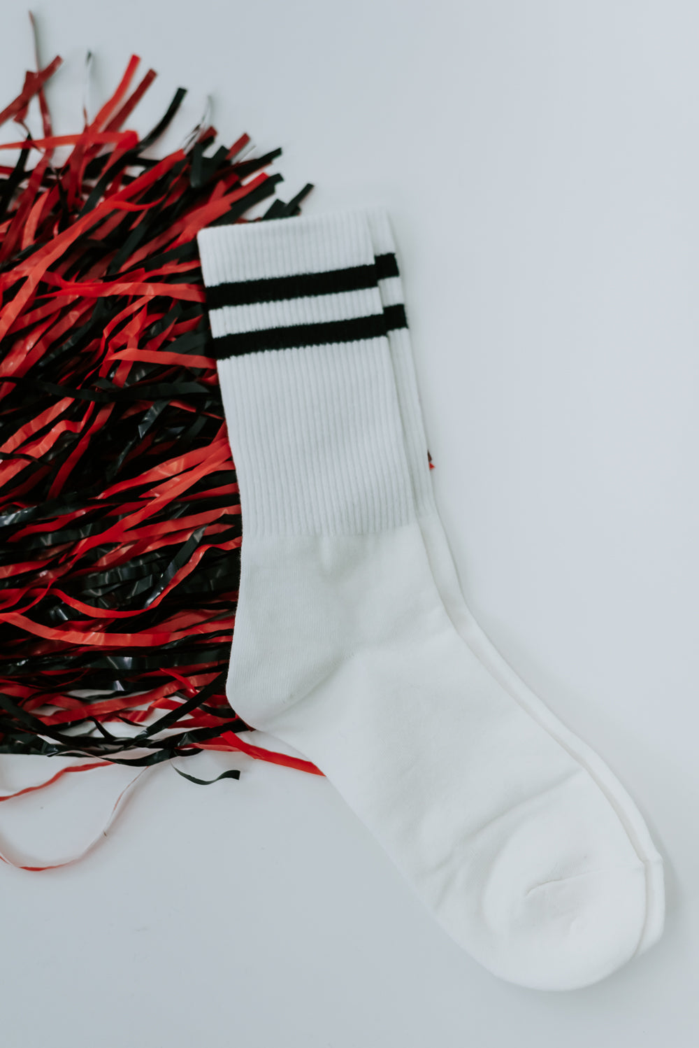 Classic Stripe Sock, White/Black