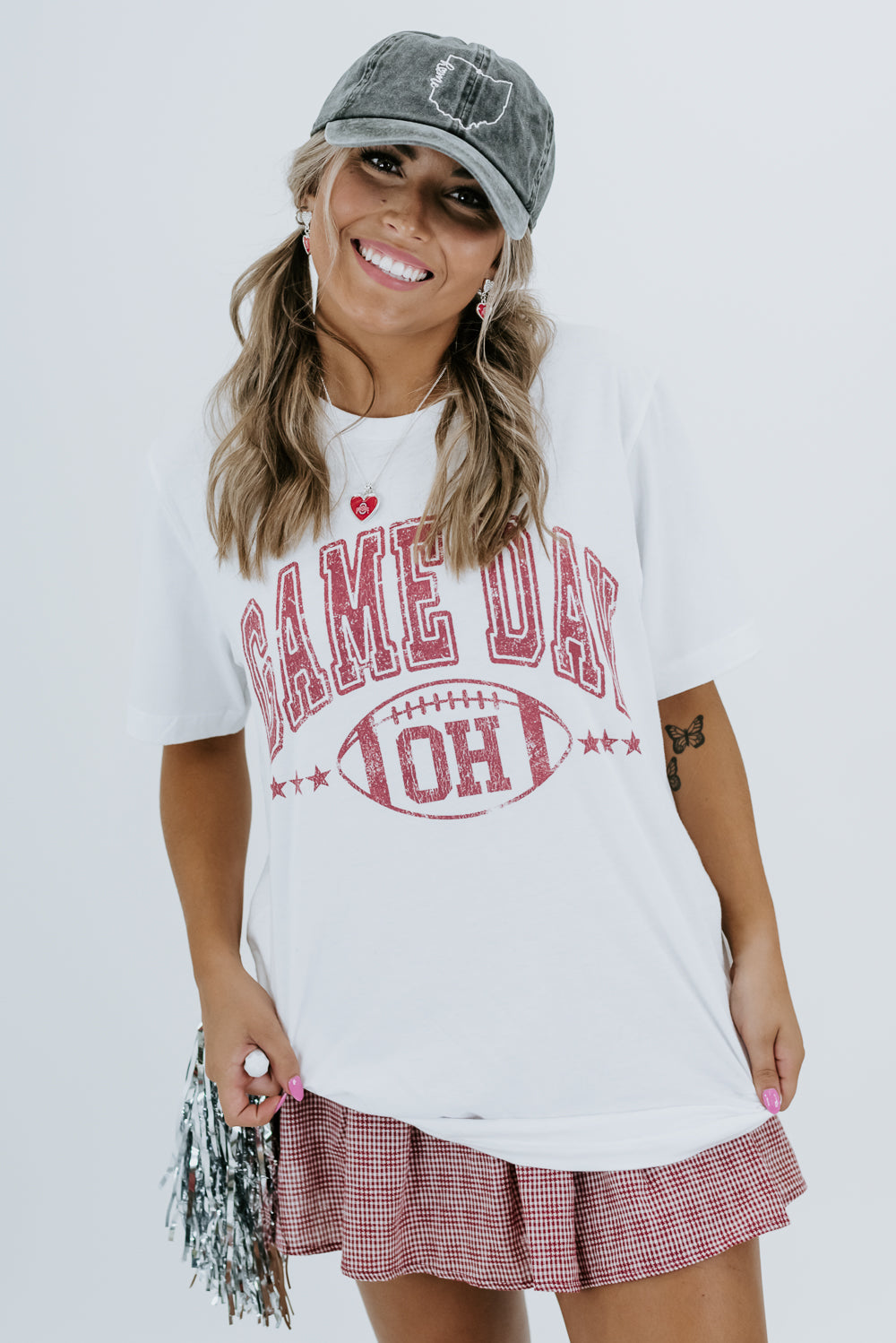 Game Day O-H Graphic Tee, White