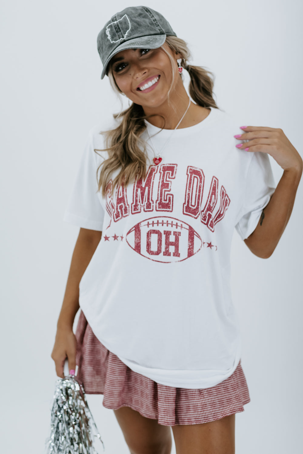 Game Day O-H Graphic Tee, White