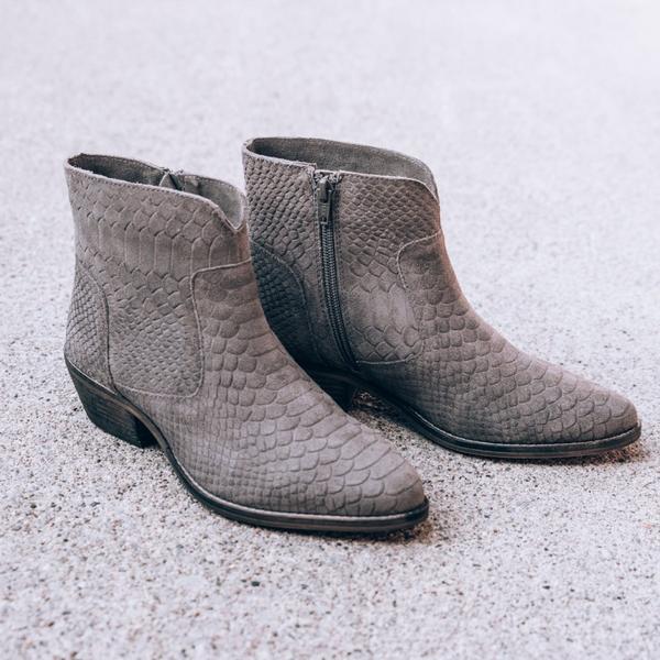 Cool Wind Bootie, Taupe Snack Suede