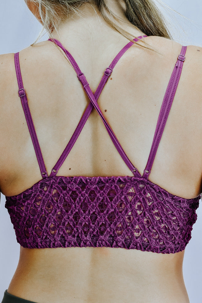 Opening Day Bralette, Magenta – Everyday Chic Boutique