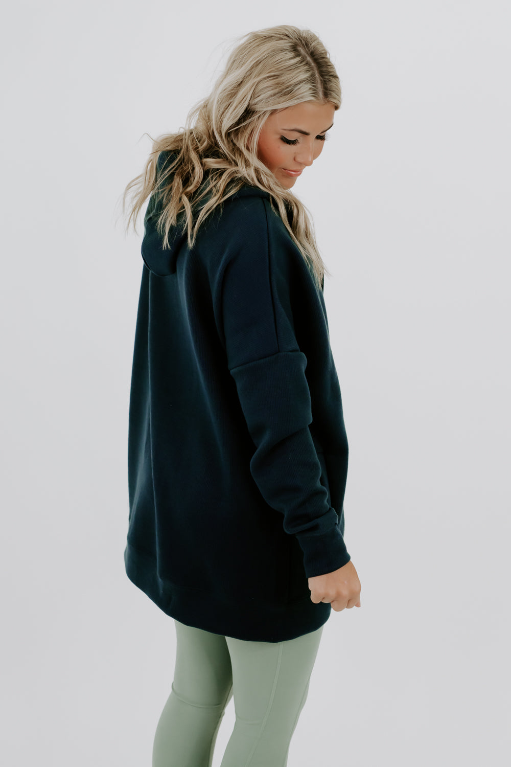 Tell All Open Front Cardi, Navy