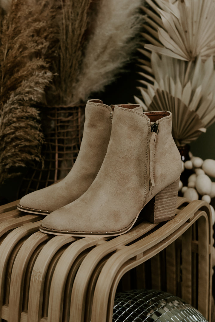 Show Stopper Bootie, Taupe