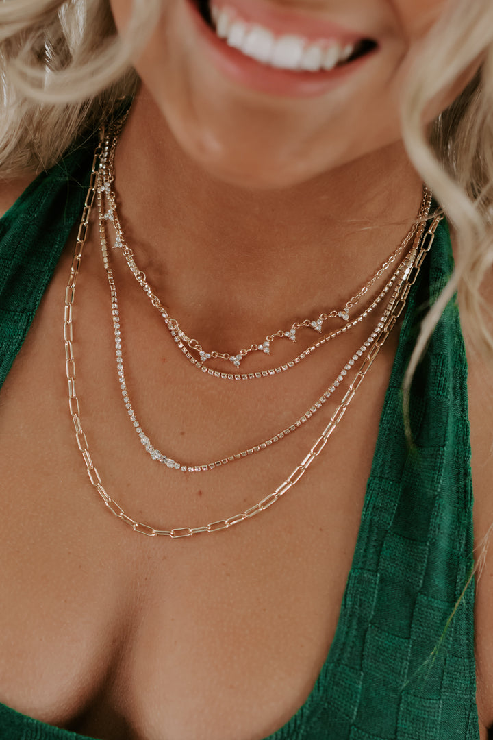Shine The Most Layered Necklace, Multi