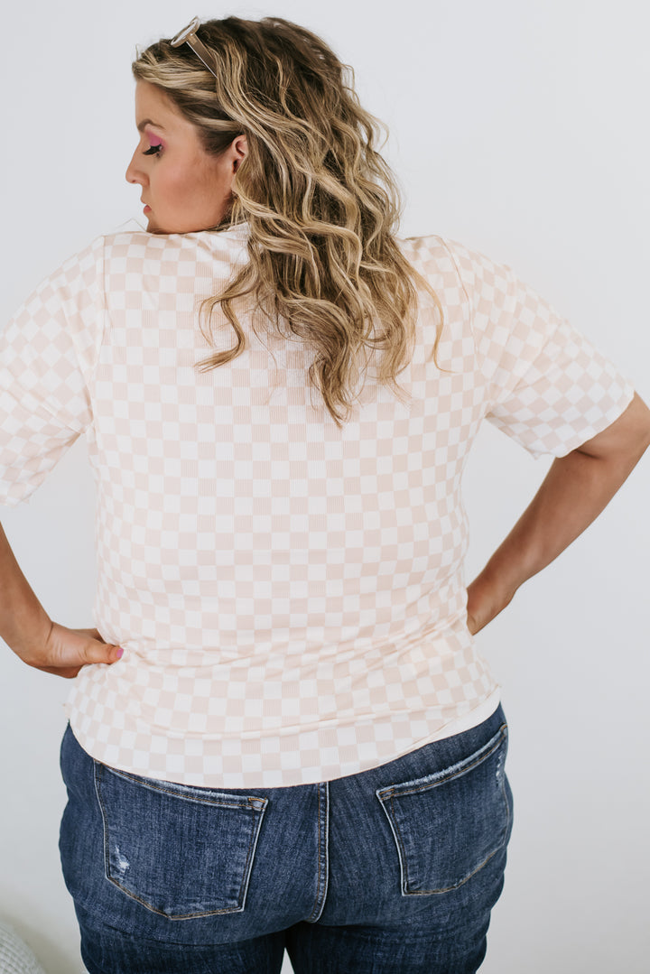 Check Into Chic Top, Ivory