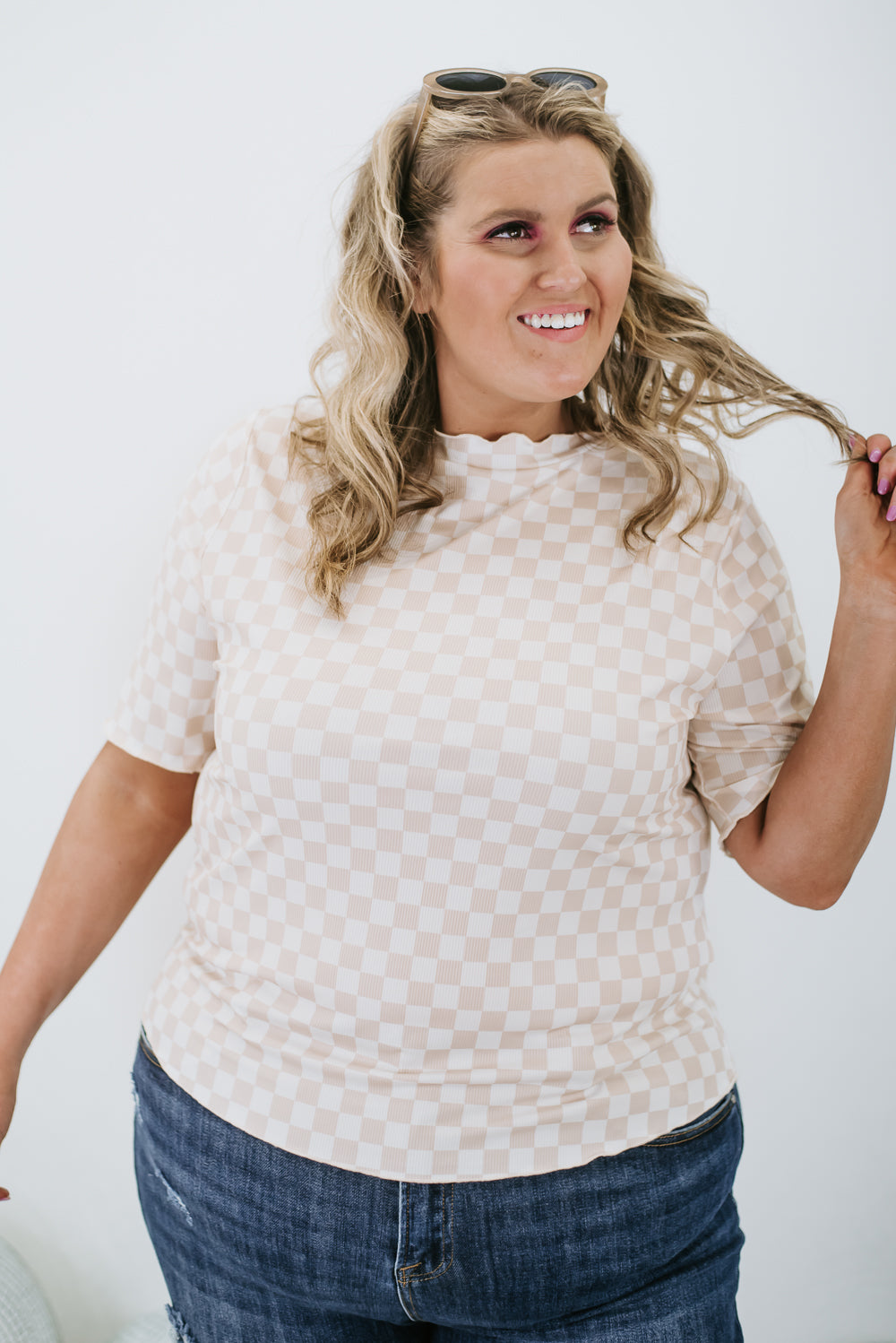 Check Into Chic Top, Ivory