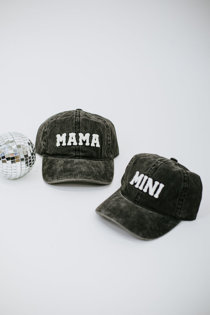 Mommy & Mini Ball Cap, Black