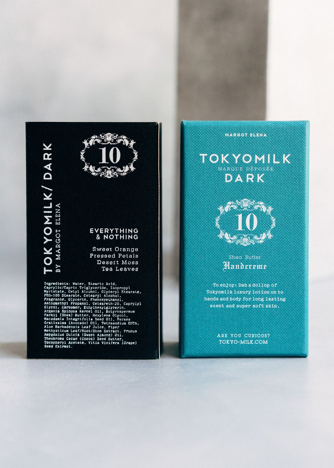 TokyoMilk Dark Shea Butter Hand Cream , Everything & Nothing- Teal